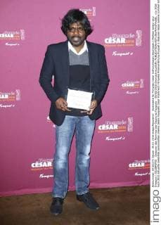 Nominierte für Filmpreis Cesar Anthonythasan Jesuthasan ( Meilleur acteur pour Dheepan ) CELEBRITES : Dejeuner des Nommes des Cesars au Fouquets - 05 02 2015 GwendolineLeGoffx 