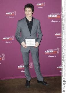 Nominierte für Filmpreis Cesar Quentin Dolmaire ( meilleur Espoir Masculin dans Trois souvenirs de ma jeunesse ) CELEBRITES : Dejeuner des Nommes des Cesars au Fouquets - 05 02 2015 GwendolineLeGoffx 