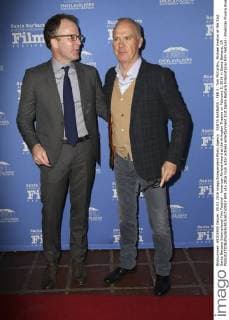SANTA BARBARA - FEB 5: Tom McCarthy, Michael Keaton at the 31st Santa Barbara International Film Festival - American Riviera Award at the Arlington Theatre on February 5, 2016 in Santa Barbara, CA  HPA