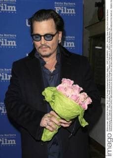 SANTA BARBARA - FEB 4: Johnny Depp at the 31st Santa Barbara International Film Festival - Maitlin Modern Master Award at the Arlington Theatre on February 4, 2016 in Santa Barbara, CA  KathyxHutchins