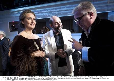 Brussels - Belgium - 06.02.2016 6th edition of Les Magritte du Cinema Magritte du Cinema - La Princesse Claire - Kad Merad - Le Prince Laurent 