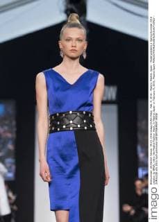 Feb. 9, 2016 - Madrid, Madrid, Spain - Model presents a Spring-Summer 2016 creation by BREA, within the Madrid Fashion Week, in Madrid, Spain on February 9, 2016. Madrid Spain  - ZUMAn230