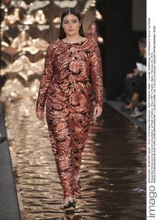 Madrid Fashion Week - Couchel Modenschau mit Alessandra Garcia Top Model Alessandra Garcia during Couchel presentation at Madrid Fashion Show MSF in Madrid, Spain. February 10, 2016.  (20160210048)