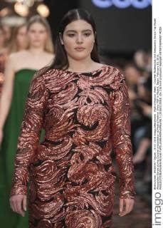 Madrid Fashion Week - Couchel Modenschau mit Alessandra Garcia Top Model Alessandra Garcia during Couchel presentation at Madrid Fashion Show MSF in Madrid, Spain. February 10, 2016.  (20160210053)
