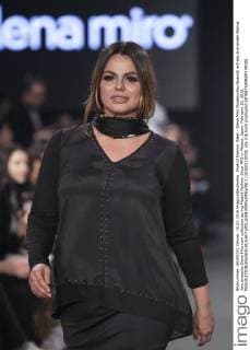 Madrid Fashion Week - Elena Miro Modenschau Spanish actress and model Marisa Jara presents Elena Miro new collection during Madrid Fashion Show MFS in Madrid, Spain. February 10, 2016.  (20160210070)