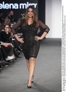 Madrid Fashion Week - Elena Miro Modenschau Spanish actress and model Marisa Jara presents Elena Miro new collection during Madrid Fashion Show MFS in Madrid, Spain. February 10, 2016.  (20160210077)