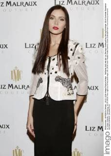 Nathalie Volk bei der Liz Malraux Modenschau Spring Summer 2016 Summer Romance im Hotel Atlantic. Hamburg, 10.02.2016 Foto:xgbrcix xFuturexImage