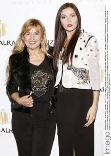 Liz Malraux und Nathalie Volk bei der Liz Malraux Modenschau Spring Summer 2016 Summer Romance im Hotel Atlantic. Hamburg, 10.02.2016 Foto:xgbrcix xFuturexImage