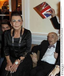 Maria Brauner, Artur Brauner bei der Verleihung des ASKANIA-Award im Kempinski Hotel Bristol Berlin.