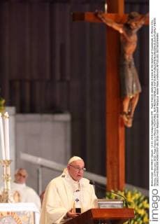 Pope Francis celebrates a mass at the Basilica of Guadalupe, in Mexico City, Mexico, 13 February 2016. Pope Francis in Mexico !ACHTUNG: NUR REDAKTIONELLE NUTZUNG!  MEX50 20160214-635910081425923937