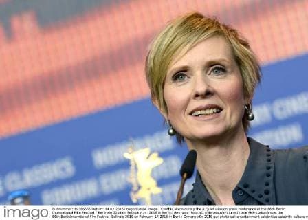 Cynthia Nixon during the A Quiet Passion press conference at the 66th Berlin International Film Festival Berlinale 2016 on February 14, 2016 in Berlin, Germany. Foto:xC.xNiehausx xFuturexImage