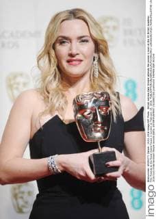 British actress Kate Winslet attends the winner s room at the EE British Academy Film Awards at the Royal Opera House in London on February 14, 2016.  LON20160214121 RUNExHELLESTAD