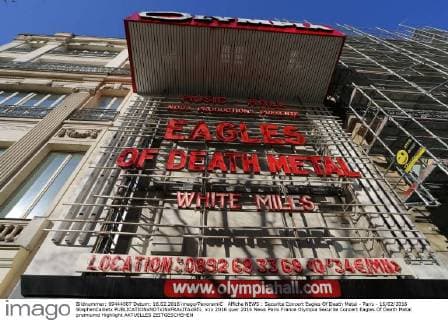 Affiche NEWS : Securite Concert Eagles Of Death Metal - Paris - 16 02 2016 StephenCailletx 