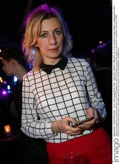 MOSCOW, RUSSIA. FEBRUARY 16, 2016. Russian Foreign Ministry Spokesperson Maria Zakharova attends an awards ceremony for the GQ Magazine s 100 Most Stylish prize at the Valenok restaurant. Vyacheslav Prokofyev TASS  TS0176AE