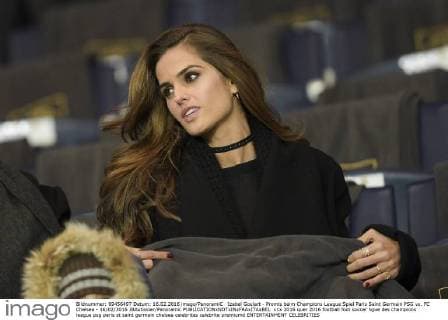 Izabel Goulart - Promis beim Champions League Spiel Paris Saint Germain PSG vs. FC Chelsea - 16 02 2016 JBAutissier Panoramic 