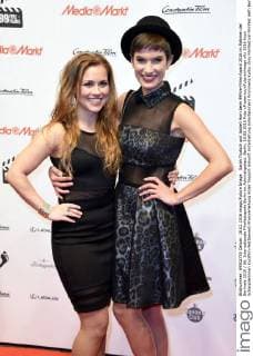 Sarah Tkotsch und Isabell Horn beim 99Fire-Films-Award 2016 im Rahmen der Berlinale 2016 66. Internationale Filmfestspiele Berlin im Admiralspalast. Berlin, 18.02.2016 Foto:xFredericx xFuturexImage