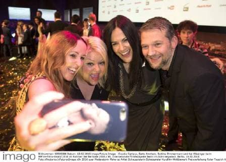 Claudia Campus, Betty Amrhein, Bettina Zimmermann und Kai Wiesinger beim 99Fire-Films-Award 2016 im Rahmen der Berlinale 2016 66. Internationale Filmfestspiele Berlin im Admiralspalast. Berlin, 18.02.2016 Foto:xFredericx xFuturexImage