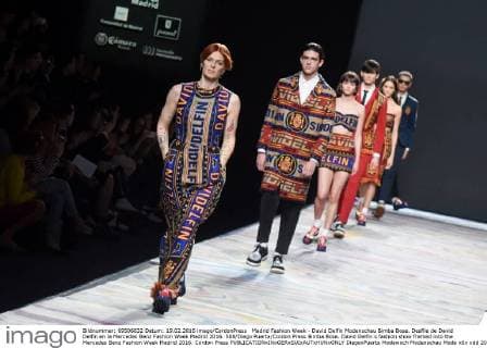 Madrid Fashion Week - David Delfin Modenschau Bimba Bose. Desfile de David Delfin en la Mercedes Benz Fashion Week Madrid 2016. 588 Diego Puerta Cordon Press Bimba Bose. David Delfin s fashion show framed into the Mercedes Benz Fashion Week Madrid 2016. Cordon Press  DiegoxPuerta