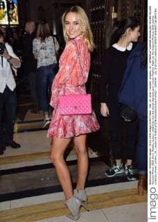 Feb. 19, 2016 - London, London, UK - KIMBERLEY GARNER attends the FELDER FELDER Autumn Winter 2016 show. Models, buyers, celebrities and the stylish descend upon London Fashion Week for the Autumn Winters 2016 clothes collection shows. London, UK. London UK  - ZUMAl94_