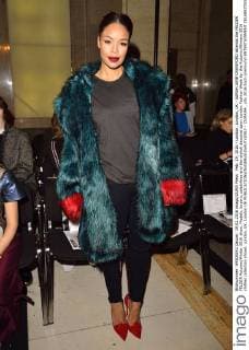 Feb. 19, 2016 - London, London, UK - SARAH JANE CRAWFORD attends the FELDER FELDER Autumn Winter 2016 show. Models, buyers, celebrities and the stylish descend upon London Fashion Week for the Autumn Winters 2016 clothes collection shows. London, UK. London UK  - ZUMAl94_