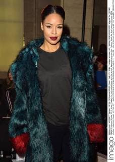 Feb. 19, 2016 - London, London, UK - SARAH JANE CRAWFORD attends the FELDER FELDER Autumn Winter 2016 show. Models, buyers, celebrities and the stylish descend upon London Fashion Week for the Autumn Winters 2016 clothes collection shows. London, UK. London UK  - ZUMAl94_
