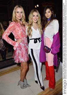 Feb. 19, 2016 - London, London, UK - KIMBERLEY GARNER, TALLIA STORM and DOINA CIOBANU attend the FELDER FELDER Autumn Winter 2016 show. Models, buyers, celebrities and the stylish descend upon London Fashion Week for the Autumn Winters 2016 clothes collection shows. London, UK. London UK  - ZUMAl94_