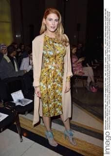 Feb. 19, 2016 - London, London, UK - ASHLEY JAMES attends the FELDER FELDER Autumn Winter 2016 show. Models, buyers, celebrities and the stylish descend upon London Fashion Week for the Autumn Winters 2016 clothes collection shows. London, UK. London UK  - ZUMAl94_