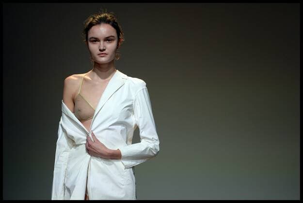 . 20 02 2016. London, United Kingdom. Barbara Casasola show at London Fashion Week A W 2016-Day Two. The Barbara Casasola Autumn Winter 2016, collection on day 2 of London Fashion Week.  xAndrewxParsonsx xi-Imagesx IIM-12009-0027