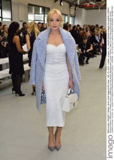 Feb. 20, 2016 - London, London, UK - HELEN GEORGE attends the JASPER CONRAN Autumn Winter 2016 show. Models, buyers, celebrities and the stylish descend upon London Fashion Week for the Autumn Winters 2016 clothes collection shows. London, UK. London UK  - ZUMAl94_