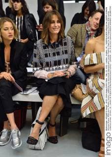 Feb. 20, 2016 - London, London, UK - YASMIN LE BON attends the JASPER CONRAN Autumn Winter 2016 show. Models, buyers, celebrities and the stylish descend upon London Fashion Week for the Autumn Winters 2016 clothes collection shows. London, UK. London UK  - ZUMAl94_