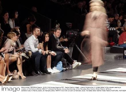 Madrid Fashion Week - Ailanto Modenschau A models takes to the catwalk wearing a creation of the Autumn Winter 2016-17 collection by Ailanto, during the third day of the Mercedes-Benz Fashion Week Madrid, at Ifema exhibition site in Madrid, Spain, 20 February 2016. MBFWM runs from 18 until 23 February 2016. Mercedes-Benz Fashion Week Madrid !ACHTUNG: NUR REDAKTIONELLE NUTZUNG!  GRA362 20160220-635915720918337299