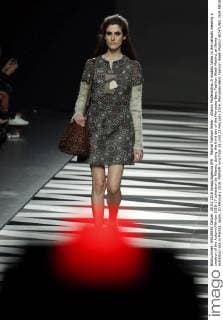 Madrid Fashion Week - Ailanto Modenschau A models takes to the catwalk wearing a creation of the Autumn Winter 2016-17 collection by Ailanto, during the third day of the Mercedes-Benz Fashion Week Madrid, at Ifema exhibition site in Madrid, Spain, 20 February 2016. MBFWM runs from 18 until 23 February 2016. Mercedes-Benz Fashion Week Madrid !ACHTUNG: NUR REDAKTIONELLE NUTZUNG!  GRA362 20160220-635915721597717299