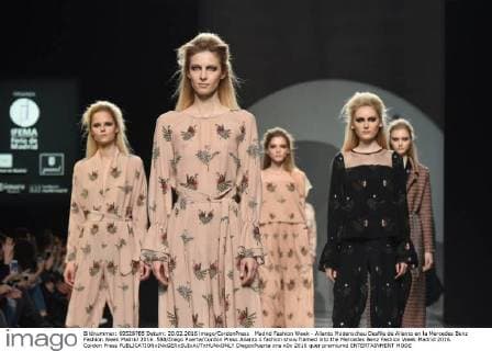 Madrid Fashion Week - Ailanto Modenschau Desfile de Ailanto en la Mercedes Benz Fashion Week Madrid 2016. 588 Diego Puerta Cordon Press Ailanto s fashion show framed into the Mercedes Benz Fashion Week Madrid 2016. Cordon Press  DiegoxPuerta