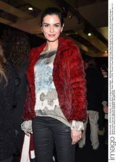 588 DiegoxPuerta Cordon Press Maria Reyes at the front row of Amaya Arzuaga s fashion show framed into the Mercedes Benz Fashion Week Madrid 2016. Cordon Press  DiegoxPuerta