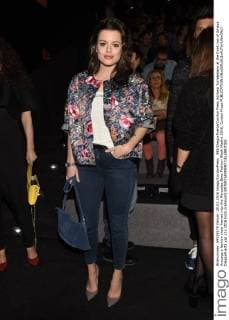 588 DiegoxPuerta Cordon Press Adriana Torrebejano at the front row of Amaya Arzuaga s fashion show framed into the Mercedes Benz Fashion Week Madrid 2016. Cordon Press  DiegoxPuerta