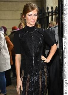 Feb. 20, 2016 - London, London, UK - MILLIE MACKINTOSH arrives at the JULIEN MACDONALD Autumn Winter 2016 show. Models, buyers, celebrities and the stylish descend upon London Fashion Week for the Autumn Winters 2016 clothes collection shows. London, UK. London UK  - ZUMAl94_