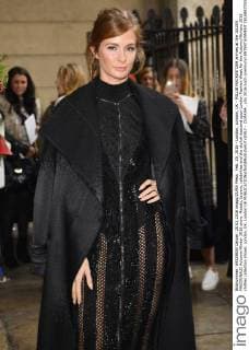 Feb. 20, 2016 - London, London, UK - MILLIE MACKINTOSH arrives at the JULIEN MACDONALD Autumn Winter 2016 show. Models, buyers, celebrities and the stylish descend upon London Fashion Week for the Autumn Winters 2016 clothes collection shows. London, UK. London UK  - ZUMAl94_