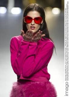 Model bei der Agatha Ruiz de la Prada Fashion Show auf der Mercedes-Benz Fashion Week Madrid Autumn Winter 2016. Madrid, 19.02.2016 Foto:xDyDxFotografosx xFuturexImage