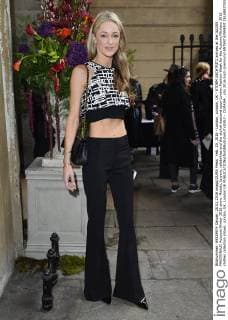 Feb. 20, 2016 - London, London, UK - STORM UECHTRITZ arrives at the JULIEN MACDONALD Autumn Winter 2016 show. Models, buyers, celebrities and the stylish descend upon London Fashion Week for the Autumn Winters 2016 clothes collection shows. London, UK. London UK  - ZUMAl94_