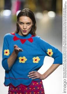 Model bei der Agatha Ruiz de la Prada Fashion Show auf der Mercedes-Benz Fashion Week Madrid Autumn Winter 2016. Madrid, 19.02.2016 Foto:xDyDxFotografosx xFuturexImage