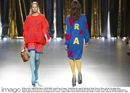 Models bei der Agatha Ruiz de la Prada Fashion Show auf der Mercedes-Benz Fashion Week Madrid Autumn Winter 2016. Madrid, 19.02.2016 Foto:xDyDxFotografosx xFuturexImage