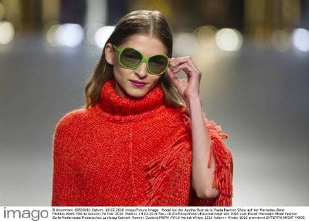 Model bei der Agatha Ruiz de la Prada Fashion Show auf der Mercedes-Benz Fashion Week Madrid Autumn Winter 2016. Madrid, 19.02.2016 Foto:xDyDxFotografosx xFuturexImage