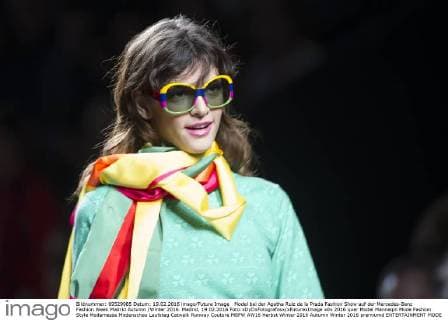 Model bei der Agatha Ruiz de la Prada Fashion Show auf der Mercedes-Benz Fashion Week Madrid Autumn Winter 2016. Madrid, 19.02.2016 Foto:xDyDxFotografosx xFuturexImage
