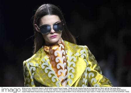 Model bei der Agatha Ruiz de la Prada Fashion Show auf der Mercedes-Benz Fashion Week Madrid Autumn Winter 2016. Madrid, 19.02.2016 Foto:xDyDxFotografosx xFuturexImage