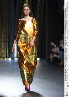 Model bei der Agatha Ruiz de la Prada Fashion Show auf der Mercedes-Benz Fashion Week Madrid Autumn Winter 2016. Madrid, 19.02.2016 Foto:xDyDxFotografosx xFuturexImage