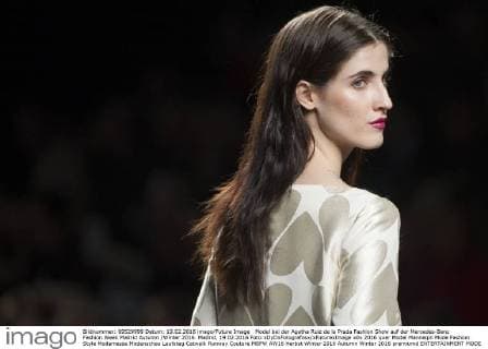 Model bei der Agatha Ruiz de la Prada Fashion Show auf der Mercedes-Benz Fashion Week Madrid Autumn Winter 2016. Madrid, 19.02.2016 Foto:xDyDxFotografosx xFuturexImage