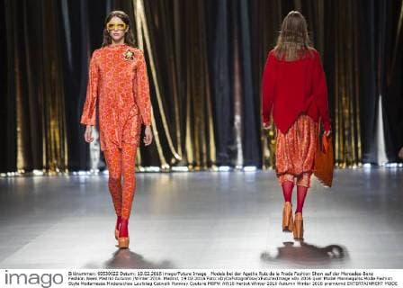 Models bei der Agatha Ruiz de la Prada Fashion Show auf der Mercedes-Benz Fashion Week Madrid Autumn Winter 2016. Madrid, 19.02.2016 Foto:xDyDxFotografosx xFuturexImage
