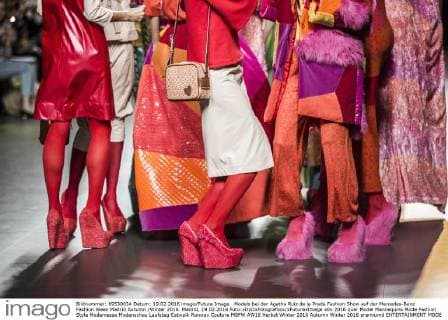 Models bei der Agatha Ruiz de la Prada Fashion Show auf der Mercedes-Benz Fashion Week Madrid Autumn Winter 2016. Madrid, 19.02.2016 Foto:xDyDxFotografosx xFuturexImage