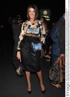 Noelia Lopez en el front row del desfile de Ana Locking en la Mercedes Benz Fashion Week Madrid 2016. 588 Diego Puerta Cordon Press Noelia Lopez at the front row of Ana Locking s fashion show framed into the Mercedes Benz Fashion Week Madrid 2016. Cordon Press  DiegoxPuerta