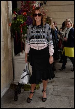 . 20 02 2016. London, United Kingdom. Julien Macdonald show at London Fashion.Yasmin le Bon arrives for Julien Macdonald s collection on day 2 of London Fashion Week.  xAndrewxParsonsx xi-Imagesx IIM-12012-0081
